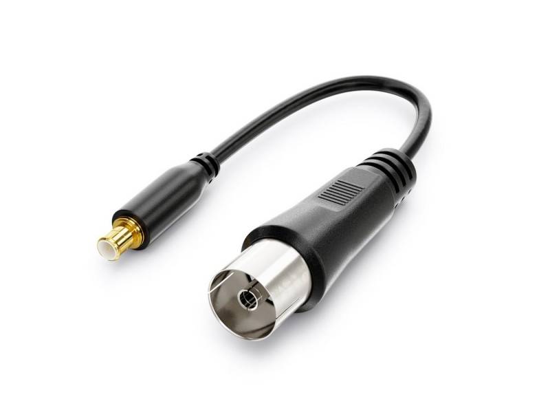 deleyCON deleyCON Antenne Koaxial zu DVB-T Adapter (MCX) TV-Adapter von deleyCON