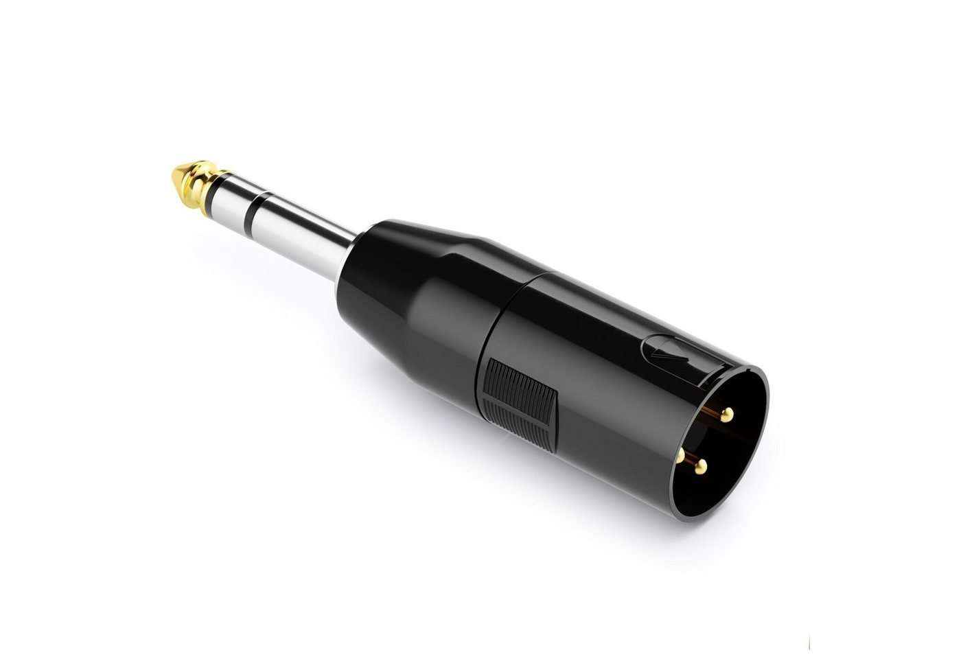 deleyCON deleyCON Audio Adapter XLR auf 6,3mm Stereo Klinke XLR Stecker auf Audio-Kabel von deleyCON