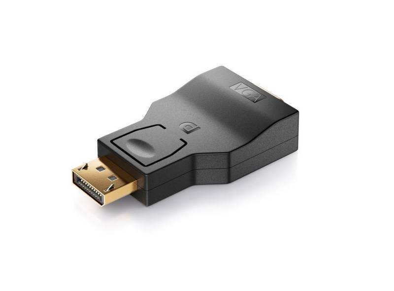 deleyCON deleyCON Displayport zu VGA Adapter DP-Stecker zu VGA-Buchse für TV Video-Kabel von deleyCON