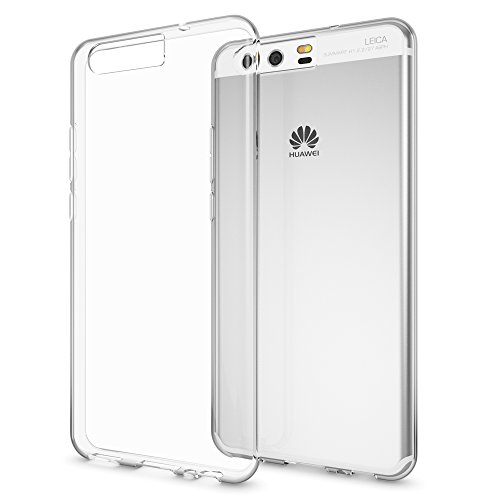 NALIA Handyhülle kompatibel mit Huawei P10, Ultra-Slim Soft TPU Silikon Case Cover, Crystal Clear Schutzhülle Dünn Durchsichtig, Etui Handy-Tasche Backcover Bumper Smart-Phone Hülle - Transparent von delightable24