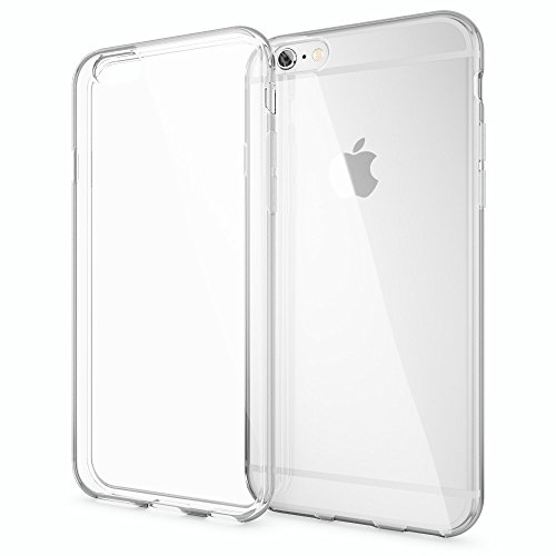 NALIA Handyhülle kompatibel mit iPhone 6 6S, Ultra-Slim Silikon Motiv Case Crystal Schutzhülle Dünn Durchsichtig, Etui Handy-Tasche Telefon-Schale Back-Cover Thin-Fit Smart-Phone Bumper - Transparent von delightable24