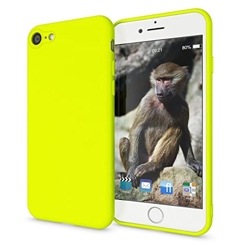NALIA Neon Hülle kompatibel mit iPhone SE 2022 / SE 2020/8 / 7, Ultra-Slim Silikon Handyhülle Soft Case Phone Cover Stoßfest Dünn, Weiche Gummi Schutzhülle Handy-Tasche Bumper Etui, Farbe:Gelb NALIA Neon Hülle kompatibel mit iPhone SE 2022 / SE 2020/8 / 7, Ultra-Slim Silikon Handyhülle Soft Case Phone Cover Stoßfest Dünn, Weiche Gummi Schutzhülle Handy-Tasche Bumper Etui, Farbe:Gelb von NALIA