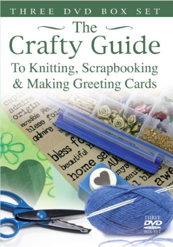 CRAFTY GUIDE - Knitting/Scrapbooking/Making Greeting Cards [3 DVDs] von delta home entertainment