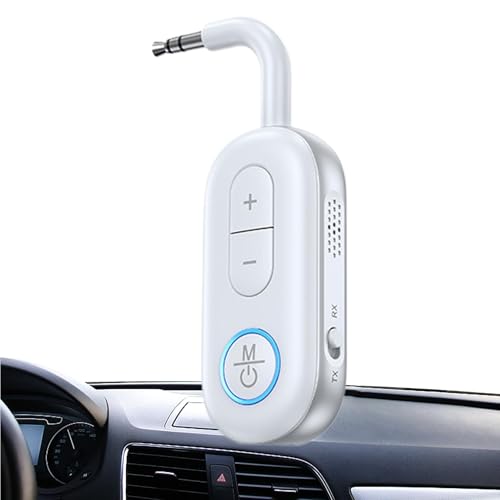 demaxiyad AUX Wireless Adapter | 2 in 1 Auto Wireless Receiver - Tragbarer Auto Wireless Transmitter Auto Lautsprecher Empfänger für Auto / Home Stereo demaxiyad AUX Wireless Adapter | 2 in 1 Auto Wireless Receiver - Tragbarer Auto Wireless Transmitter Auto Lautsprecher Empfänger für Auto / Home Stereo von demaxiyad
