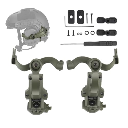 demaxiyad Arc-Schienen-Headset-Adapter – Kopfhörer-Bogen-Adapter – Headsets Arc Adapter Halterung drehbare Halterung, Multi- -Bogenadapter für Helme Kopfhörer demaxiyad Arc-Schienen-Headset-Adapter – Kopfhörer-Bogen-Adapter – Headsets Arc Adapter Halterung drehbare Halterung, Multi- -Bogenadapter für Helme Kopfhörer von demaxiyad