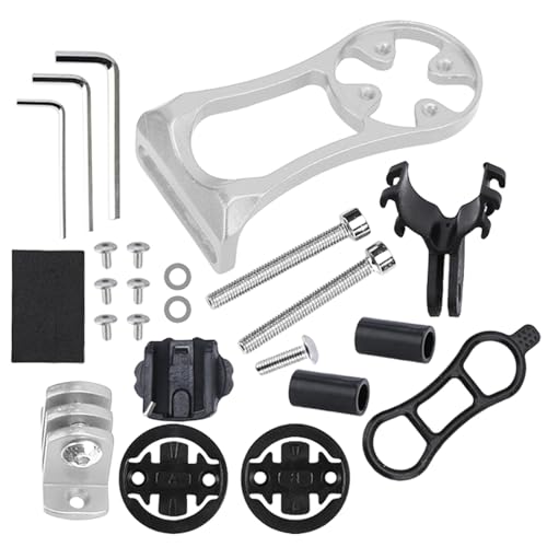 demaxiyad Fahrrad-Computerhalterung, Aluminiumlegierung, stabile Lenker-Außenhalterung für Fahrräder, multifunktionale Adapterbasis, leichtes Fahrradzubehör für Action-Kameras demaxiyad Fahrrad-Computerhalterung, Aluminiumlegierung, stabile Lenker-Außenhalterung für Fahrräder, multifunktionale Adapterbasis, leichtes Fahrradzubehör für Action-Kameras von demaxiyad