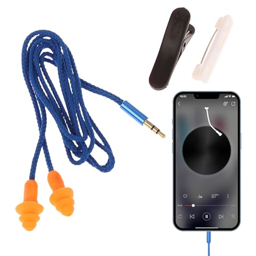 demaxiyad Gehörschutz-Ohrhörer, Arbeits-Ohrhörer – mit Clips, schalldichte Kopfhörer für laute Umgebung, Telefonanrufe, Studieren, Teenager, Kinder, Fabrikarbeit, Baustelle demaxiyad Gehörschutz-Ohrhörer, Arbeits-Ohrhörer – mit Clips, schalldichte Kopfhörer für laute Umgebung, Telefonanrufe, Studieren, Teenager, Kinder, Fabrikarbeit, Baustelle von demaxiyad