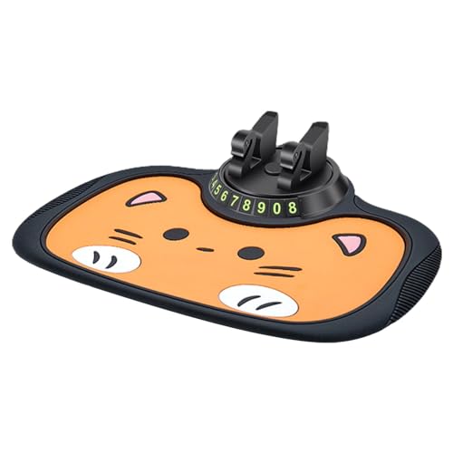 demaxiyad Handy-Autohalterung, Cartoon-Handyhalterung, multifunktionale Auto-Armaturenbrett-Matte, rutschfester Schreibtisch-Telefonständer mit Parknummernschild für Autoreisen demaxiyad Handy-Autohalterung, Cartoon-Handyhalterung, multifunktionale Auto-Armaturenbrett-Matte, rutschfester Schreibtisch-Telefonständer mit Parknummernschild für Autoreisen von demaxiyad