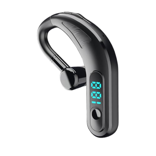 demaxiyad Kabellose In-Ear-Kopfhörer mit Geräuschunterdrückung, Headset mit Ohrbügel, schweißfest, lange Spielzeit, tiefer Bass, LED-Display für Radfahren, Fitness demaxiyad Kabellose In-Ear-Kopfhörer mit Geräuschunterdrückung, Headset mit Ohrbügel, schweißfest, lange Spielzeit, tiefer Bass, LED-Display für Radfahren, Fitness von demaxiyad