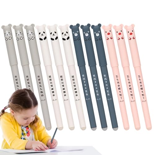 demaxiyad Löschbare Stifte für Kinder, feine Spitze, 0,35 mm, Gelschreiber mit Hitzerreibung, blaue Mine, Stifte ausreiben, Fehler verschwinden lassen, glattes Schreiben, für Kinder und Erwachsene demaxiyad Löschbare Stifte für Kinder, feine Spitze, 0,35 mm, Gelschreiber mit Hitzerreibung, blaue Mine, Stifte ausreiben, Fehler verschwinden lassen, glattes Schreiben, für Kinder und Erwachsene von demaxiyad
