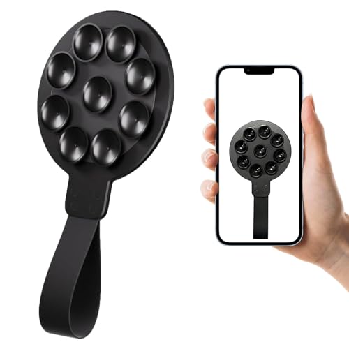 demaxiyad Magnetische Saugnapf-Telefonhülle – Zweck-Silikon-Saugnapf-Telefonhalterung – Handbrausehalter, Silikon-Saugnapfständer, rutschfestes stabiles Zubehör für Handys demaxiyad Magnetische Saugnapf-Telefonhülle – Zweck-Silikon-Saugnapf-Telefonhalterung – Handbrausehalter, Silikon-Saugnapfständer, rutschfestes stabiles Zubehör für Handys von demaxiyad