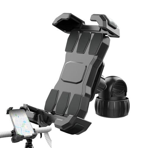 demaxiyad Motorrad-Handyhalterung, Lenker-Handyhalterung, 360 Grad drehbar, Roller-Handyhalterung, flexible Handyhalterung, Smartphone-Halterung für Outdoor-Reisen demaxiyad Motorrad-Handyhalterung, Lenker-Handyhalterung, 360 Grad drehbar, Roller-Handyhalterung, flexible Handyhalterung, Smartphone-Halterung für Outdoor-Reisen von demaxiyad