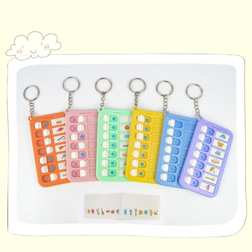 demaxiyad Sticker-Diagramm für Kinder, Checklistentafel, Routineplan für Schlüsselanhänger, tragbar, zufälliger Stil, für Zuhause, Schule, Reisen, passend für Rucksäcke und Schultaschen demaxiyad Sticker-Diagramm für Kinder, Checklistentafel, Routineplan für Schlüsselanhänger, tragbar, zufälliger Stil, für Zuhause, Schule, Reisen, passend für Rucksäcke und Schultaschen von demaxiyad