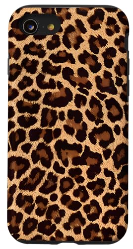 Hülle für iPhone SE (2020) / 7 / 8 Niedliches, cooles Design mit Leopardenmuster, Vintage-Mädchen von design Animal Leopard Print Pattern Girls Women