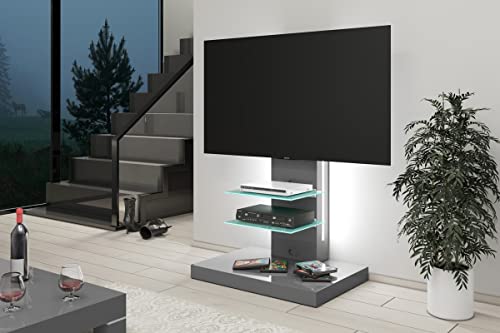 Design Fernsehtisch H-444 Hochglanz Schrank Möbel TV Rack TV Halterung, Farbe:Grau Hochglanz Design Fernsehtisch H-444 Hochglanz Schrank Möbel TV Rack TV Halterung, Farbe:Grau Hochglanz von designimpex