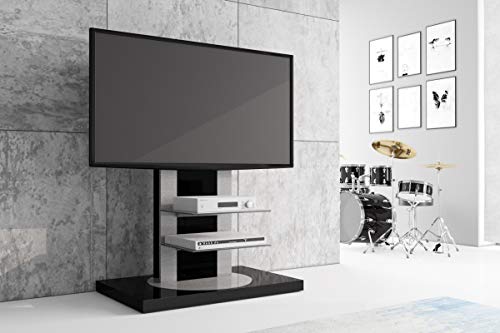 Fernsehtisch Roma H-777nw Schwarz Hochglanz 360° drehbar TV Möbel TV Rack TV Ständer LCD inkl. TV-Halterung Fernsehtisch Roma H-777nw Schwarz Hochglanz 360° drehbar TV Möbel TV Rack TV Ständer LCD inkl. TV-Halterung von designimpex