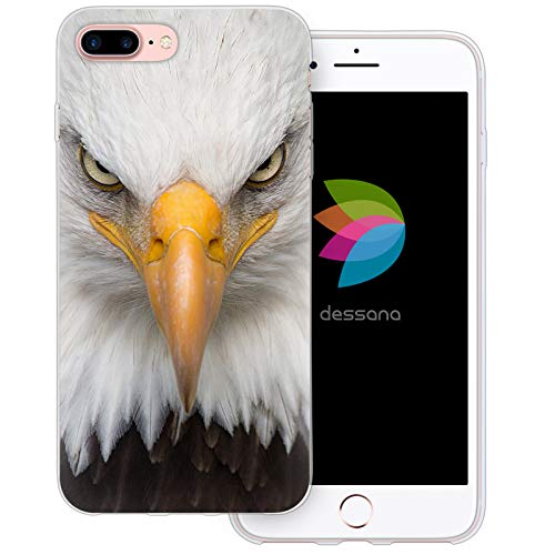dessana Adler transparente Schutzhülle Handy Case Cover Tasche passend für Apple iPhone 7 Plus Greifvogel Gesicht dessana Adler transparente Schutzhülle Handy Case Cover Tasche passend für Apple iPhone 7 Plus Greifvogel Gesicht von dessana