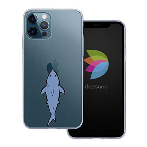 dessana Apfel Motiv transparente Schutzhülle Handy Case Cover Tasche passend für Apple iPhone 12 Pro Shark Hai dessana Apfel Motiv transparente Schutzhülle Handy Case Cover Tasche passend für Apple iPhone 12 Pro Shark Hai von dessana
