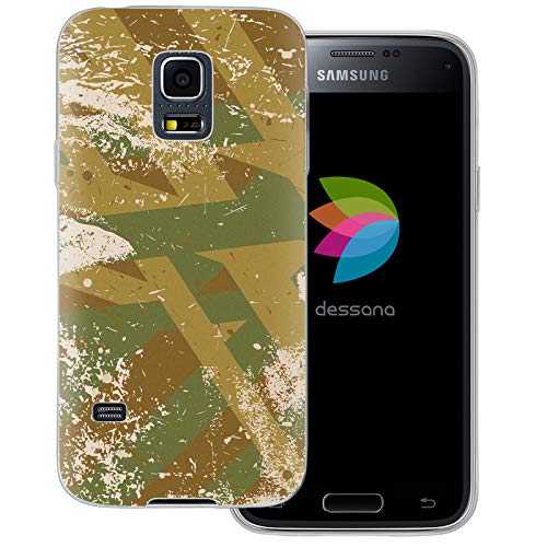 dessana Camouflage transparente Schutzhülle Handy Case Cover Tasche passend für Samsung Galaxy S5 Mini Camouflage Pattern dessana Camouflage transparente Schutzhülle Handy Case Cover Tasche passend für Samsung Galaxy S5 Mini Camouflage Pattern von dessana