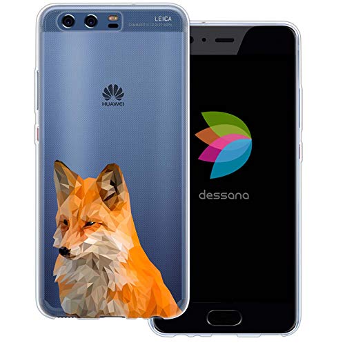 dessana Comic Füchse transparente Schutzhülle Handy Case Cover Tasche passend für Huawei P10 Polygonal Fuchs dessana Comic Füchse transparente Schutzhülle Handy Case Cover Tasche passend für Huawei P10 Polygonal Fuchs von dessana