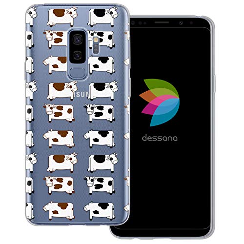 dessana Doodle Skizze transparente Schutzhülle Handy Case Cover Tasche passend für Samsung Galaxy S9 Plus Doodle Kühe dessana Doodle Skizze transparente Schutzhülle Handy Case Cover Tasche passend für Samsung Galaxy S9 Plus Doodle Kühe von dessana