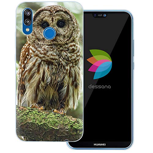 dessana Eule Uhu transparente Schutzhülle Handy Case Cover Tasche passend für Huawei P20 Lite Eule Vogel dessana Eule Uhu transparente Schutzhülle Handy Case Cover Tasche passend für Huawei P20 Lite Eule Vogel von dessana