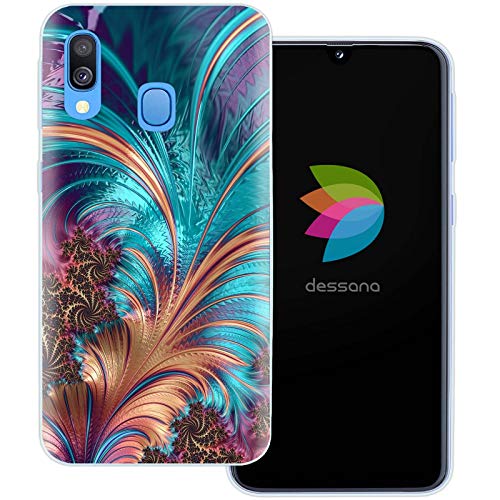 dessana Fraktal transparente Schutzhülle Handy Case Cover Tasche passend für Samsung Galaxy A40 Fraktale Dimension dessana Fraktal transparente Schutzhülle Handy Case Cover Tasche passend für Samsung Galaxy A40 Fraktale Dimension von dessana
