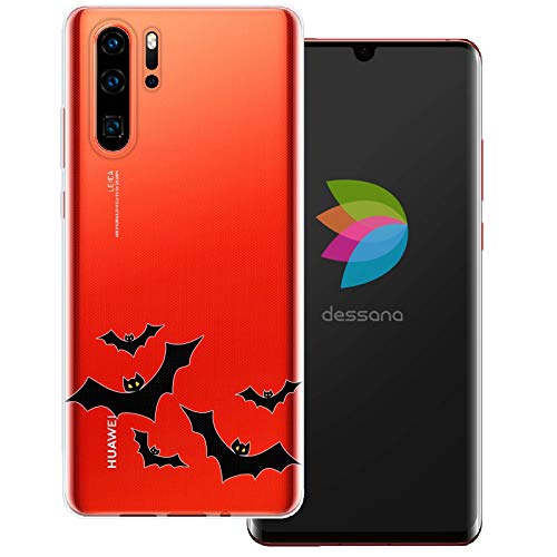 dessana Halloween Horror transparente Schutzhülle Handy Case Cover Tasche passend für Huawei P30 Pro Halloween Fledermäuse dessana Halloween Horror transparente Schutzhülle Handy Case Cover Tasche passend für Huawei P30 Pro Halloween Fledermäuse von dessana