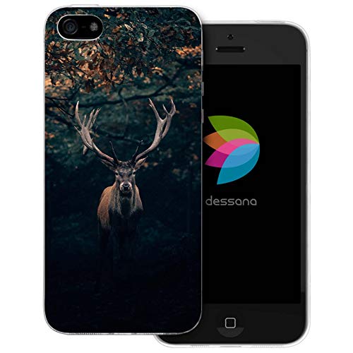 dessana Hirsche transparente Schutzhülle Handy Case Cover Tasche passend für Apple iPhone 5/5S/SE Hirsch im Wald dessana Hirsche transparente Schutzhülle Handy Case Cover Tasche passend für Apple iPhone 5/5S/SE Hirsch im Wald von dessana