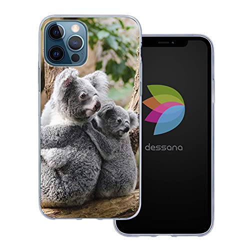 dessana Koala transparente Schutzhülle Handy Case Cover Tasche passend für Apple iPhone 12 Pro Koala mit Baby dessana Koala transparente Schutzhülle Handy Case Cover Tasche passend für Apple iPhone 12 Pro Koala mit Baby von dessana