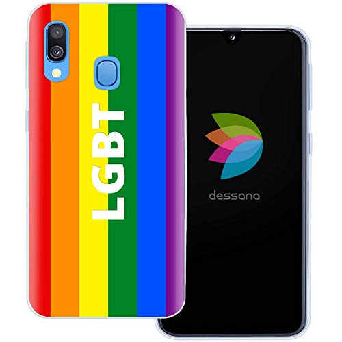 dessana LGBTQ Queer transparente Schutzhülle Handy Case Cover Tasche passend für Samsung Galaxy A40 Regenbogen LGBT dessana LGBTQ Queer transparente Schutzhülle Handy Case Cover Tasche passend für Samsung Galaxy A40 Regenbogen LGBT von dessana