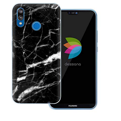 dessana Marmor Muster transparente Schutzhülle Handy Case Cover Tasche passend für Huawei P20 Lite Marmor Schwarz dessana Marmor Muster transparente Schutzhülle Handy Case Cover Tasche passend für Huawei P20 Lite Marmor Schwarz von dessana