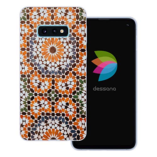 dessana Mosaik transparente Schutzhülle Handy Case Cover Tasche für Samsung Galaxy S10e Marokko Kunst von dessana