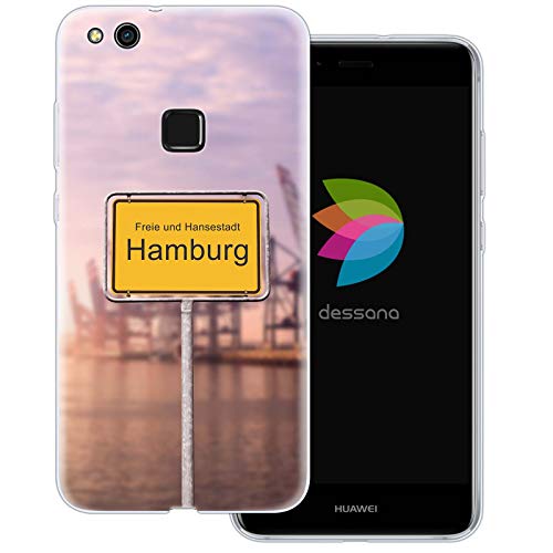 dessana Ortsschild Stadt transparente Silikon TPU Schutzhülle 0,7mm dünne Handy Tasche Soft Case passend für Huawei P10 Lite Stadt Hamburg dessana Ortsschild Stadt transparente Silikon TPU Schutzhülle 0,7mm dünne Handy Tasche Soft Case passend für Huawei P10 Lite Stadt Hamburg von dessana