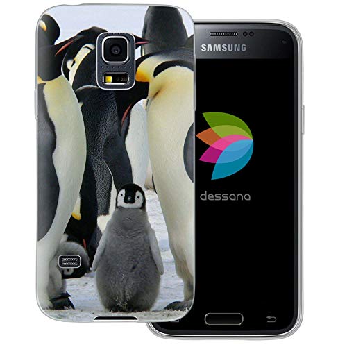 dessana Pinguine transparente Schutzhülle Handy Case Cover Tasche passend für Samsung Galaxy S5 Mini Pinguin Familie dessana Pinguine transparente Schutzhülle Handy Case Cover Tasche passend für Samsung Galaxy S5 Mini Pinguin Familie von dessana