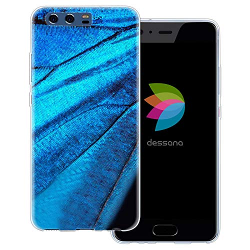 dessana Schmetterling Flügel transparente Schutzhülle Handy Case Cover Tasche passend für Huawei P10 Schillerfalter von dessana
