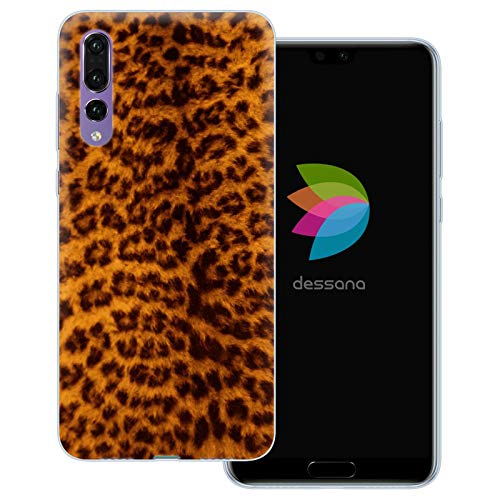 dessana Tier Fell Optik transparente Schutzhülle Handy Case Cover Tasche passend für Huawei P20 Pro Leopard Fell dessana Tier Fell Optik transparente Schutzhülle Handy Case Cover Tasche passend für Huawei P20 Pro Leopard Fell von dessana