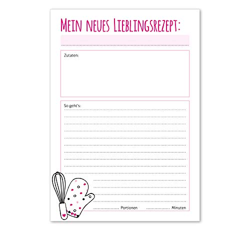 2 Rezept Blöcke á 50 Blatt | dv277 rosa | DIN A5 | Rezept-Block Rezept-Karten Meine Lieblings-Rezepte zum Kochen Backen selberschreiben sammeln 2 Rezept Blöcke á 50 Blatt | dv277 rosa | DIN A5 | Rezept-Block Rezept-Karten Meine Lieblings-Rezepte zum Kochen Backen selberschreiben sammeln von #detailverliebt