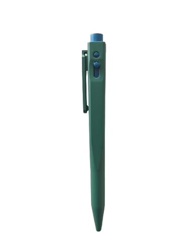 Kugelschreiber detektierbar, mit Clip, mit einziehbarer Mine, detectable ballpen (Grün) von detektierbar.de