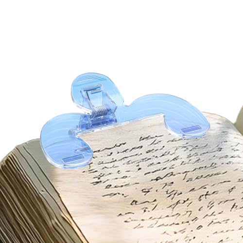 dewdat Book -Seitenhalter, Buchclip | Transparentes Leseclip | Multifunktionale Bürovorräte, leichte Lesezubehör für Zuhause, Schule, Büro dewdat Book -Seitenhalter, Buchclip | Transparentes Leseclip | Multifunktionale Bürovorräte, leichte Lesezubehör für Zuhause, Schule, Büro von dewdat
