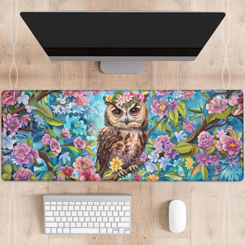 dhakalrlde Gaming-Mauspad, große Schreibtischunterlage für Computer, erweiterte Tastatur, Laptop, Mauspad, 80 x 29 cm, rutschfestes Gummi-Mauspad für Bürodekoration, Geschenke (Farbe 45) von dhakalrlde