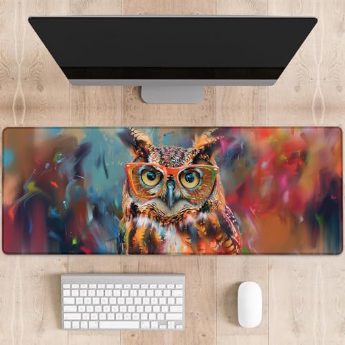 dhakalrlde Gaming-Mauspad, große Schreibtischunterlage für Computer, erweiterte Tastatur, Laptop, Mauspad, 80 x 29 cm, rutschfestes Gummi-Mauspad für Bürodekoration, Geschenke (Farbe 47) von dhakalrlde