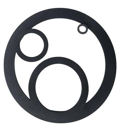 diconfa Gummidichtung Verschraubung EPDM 3mm - TRINKWASSERZULASSUNG - AUSWAHL: 2 Zoll (78 x 60 x 3mm) // 20 Stück - Flachdichtung Dichtring Rohrverbindung Schlauch Wasseranschluss etc. von diconfa
