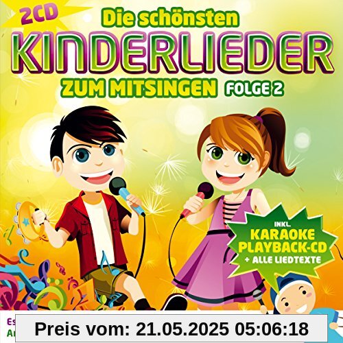Die schönsten Kinderlieder zum Mitsingen von Kindern gesungen; incl. Karaoke Playback CD und aller Texte; Folge 2; Meine Tante aus Marokko; Aramsamsam; Bi Ba Butzemann; Zeigt her eure Füße; Hände waschen; Brüderchen komm tanz mit mir Die schönsten Kinderlieder zum Mitsingen von Kindern gesungen; incl. Karaoke Playback CD und aller Texte; Folge 2; Meine Tante aus Marokko; Aramsamsam; Bi Ba Butzemann; Zeigt her eure Füße; Hände waschen; Brüderchen komm tanz mit mir von die Karaoke-Kids
