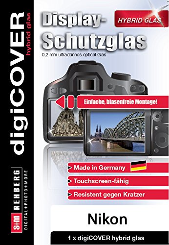 digiCOVER Hybrid Glas Displayschutz Nikon COOLPIX A300 von digiCOVER