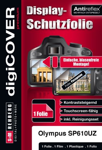 digiCOVER Premium Displayschutzfolie für Olympus SP-610UZ von digiCOVER