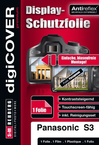 digiCOVER Premium Displayschutzfolie für Panasonic DMC-S3 von digiCOVER