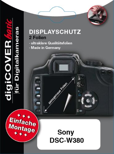 digiCover Displayschutzfolie für Sony DSC-W380 von digiCOVER