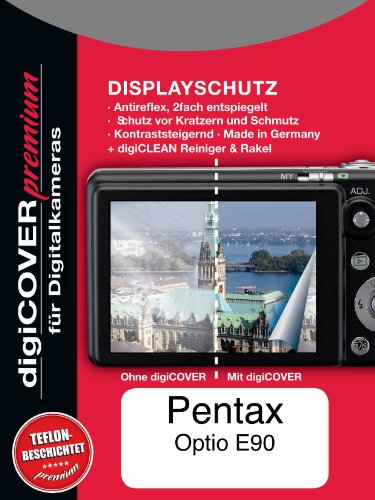 digiCover Premium Displayschutzfolie für Pentax Optio E90 von digiCOVER