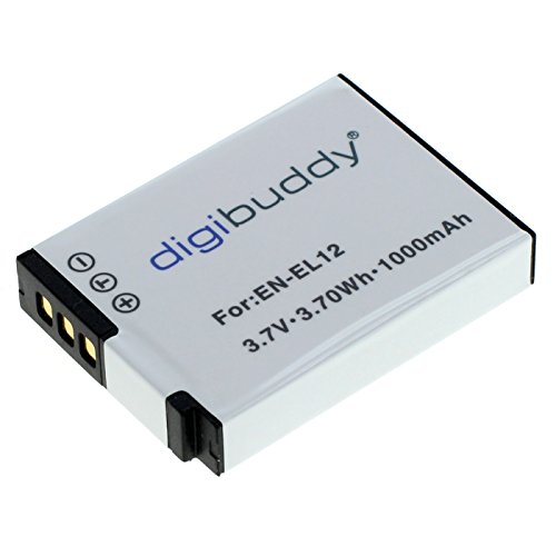 digibuddy Akku für Nikon EN-EL12 Li-Ion Schwarz digibuddy Akku für Nikon EN-EL12 Li-Ion Schwarz von digibuddy